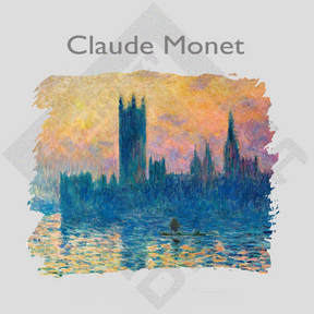 The houses of Parliament in London (Crewneck)