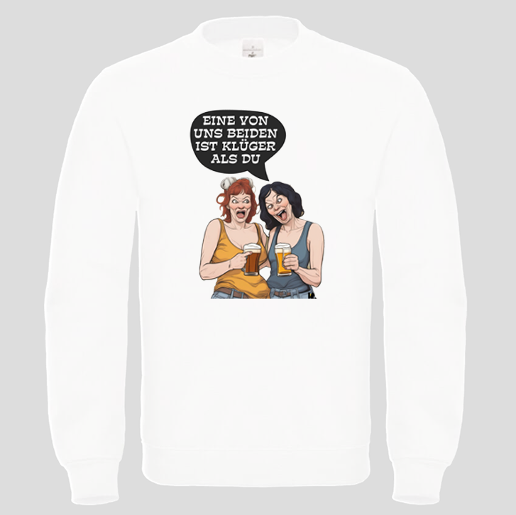 eine von uns beiden klüger (Crewneck)