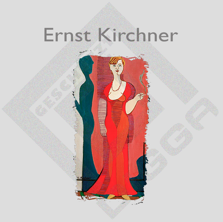 Blonde Frau im rotem Kleid (Hoodie)