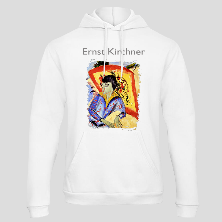 Erna mit Japanschirm (Hoodie)