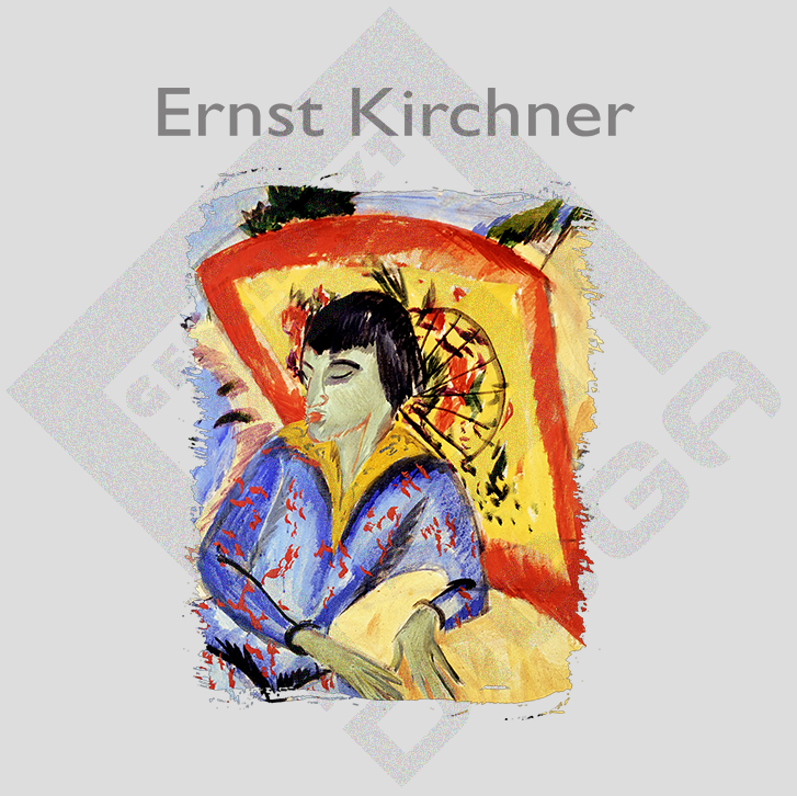 Erna mit Japanschirm (Hoodie)