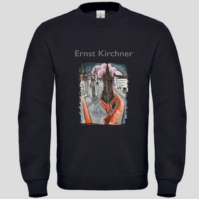 Roter turm Halle Kirchner (Crewneck)