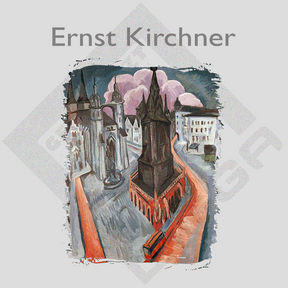 Roter turm Halle Kirchner (T-Shirt)