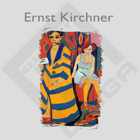 Selbstbildnis mit modell (T-Shirt)