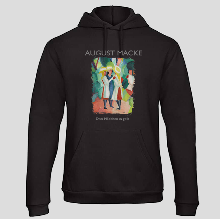 Drei Mädchen in gelb (Hoodie)