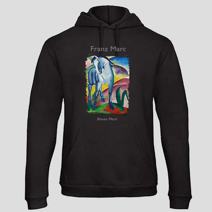 Blaues Pferd (Hoodie)