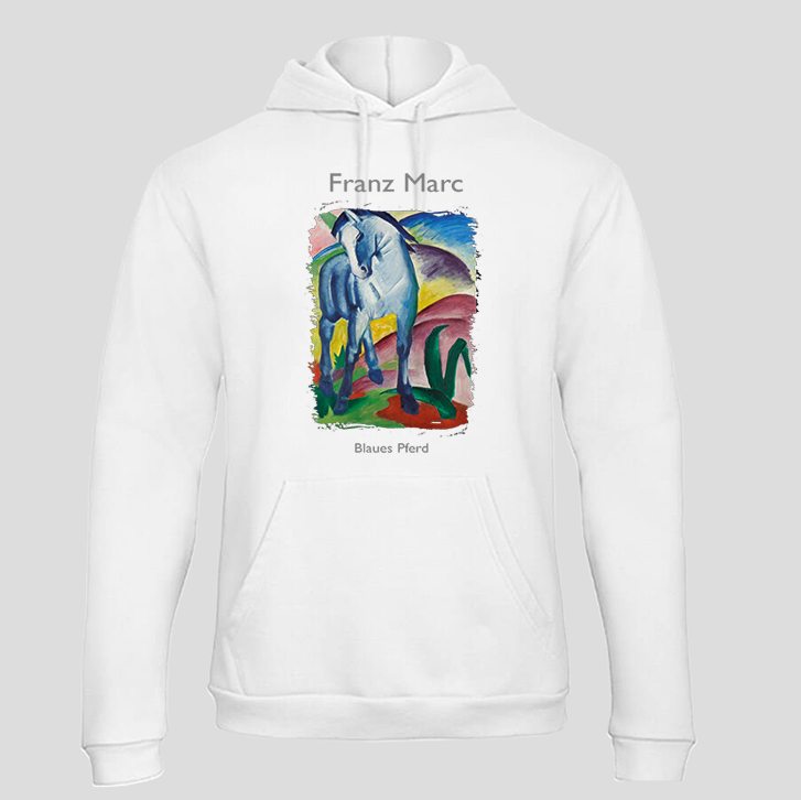 Blaues Pferd (Hoodie)