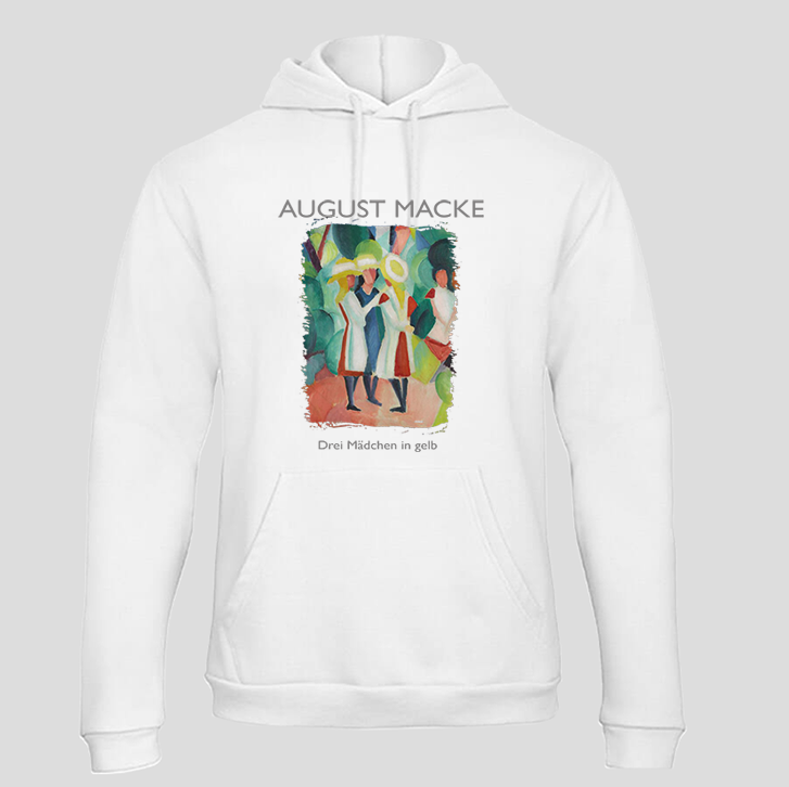 Drei Mädchen in gelb (Hoodie)