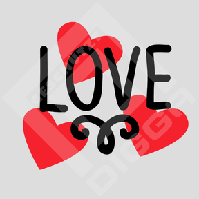 Love 3Herzen (T-Shirt)