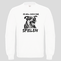 Er will doch nur Spielen (Crewneck)