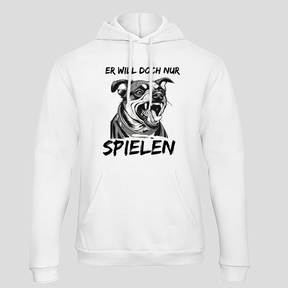 Er will doch nur Spielen (Hoodie)