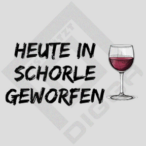 Heute in Schorle geworfen (Hoodie)