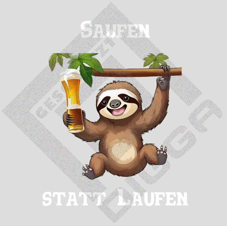 Saufen statt laufen (T-Shirt)