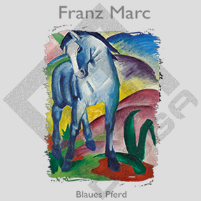 Blaues Pferd (T-Shirt)