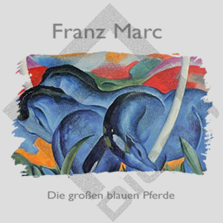 Die großen blauen Pferde (Hoodie)