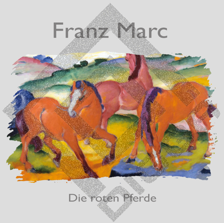 Die roten Pferde (Hoodie)