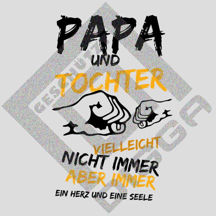 Papa und Tochter (Crewneck)