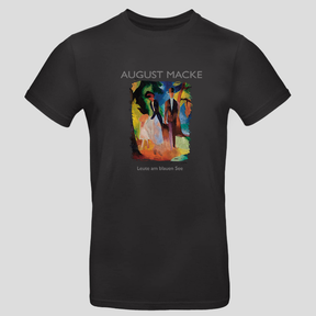 Leute am blauen See (T-Shirt)
