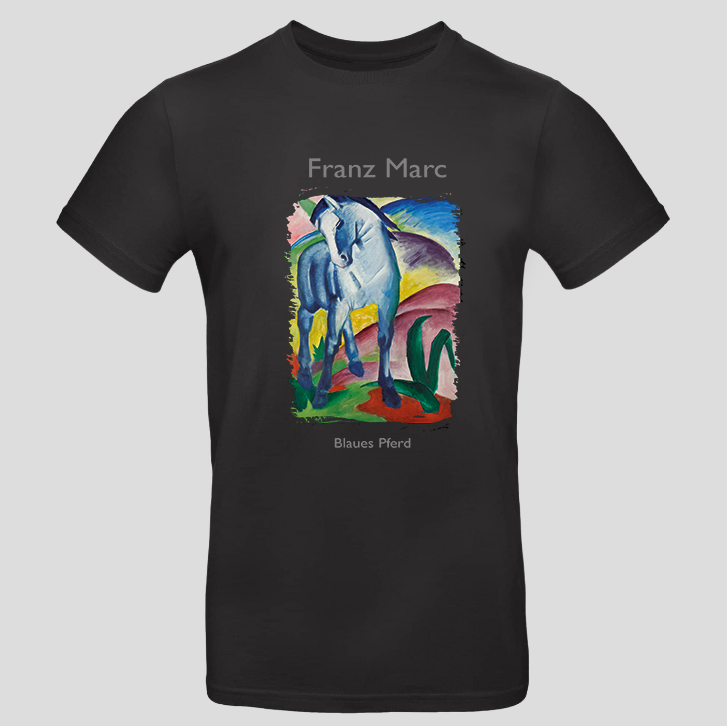 Blaues Pferd (T-Shirt)