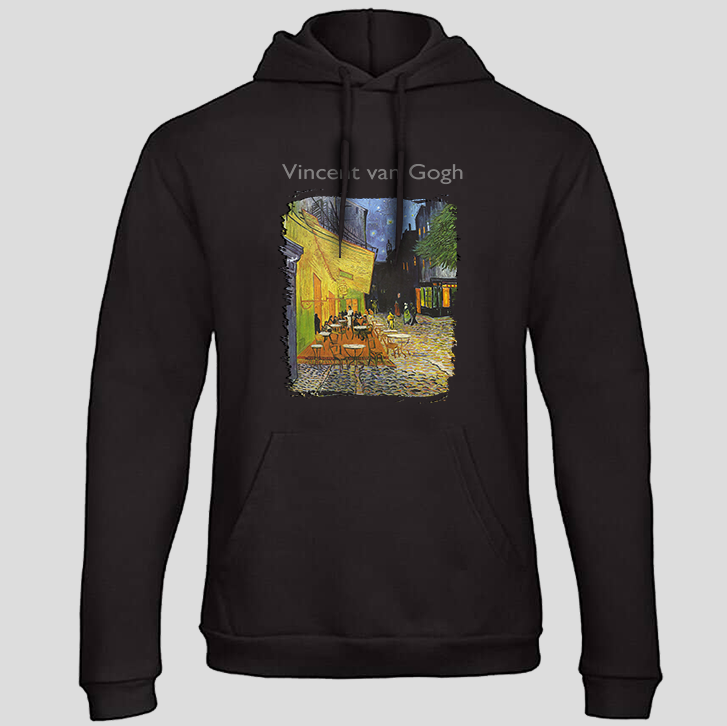 cafe terrace at night (Hoodie)