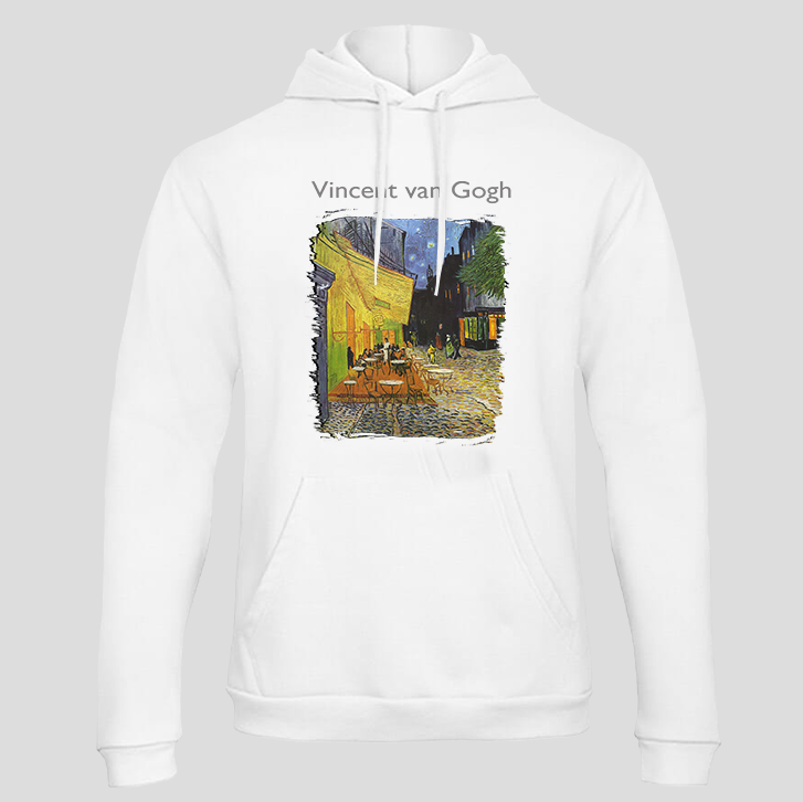 cafe terrace at night (Hoodie)