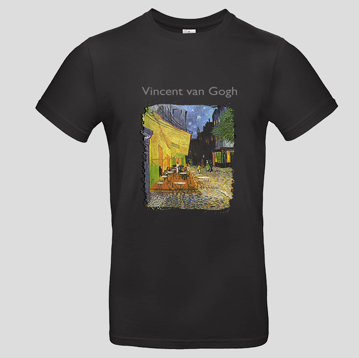 cafe terrace at night (T-Shirt)