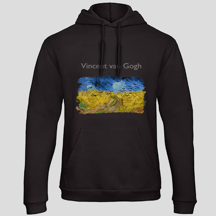 wheatfield with crows (Hoodie)